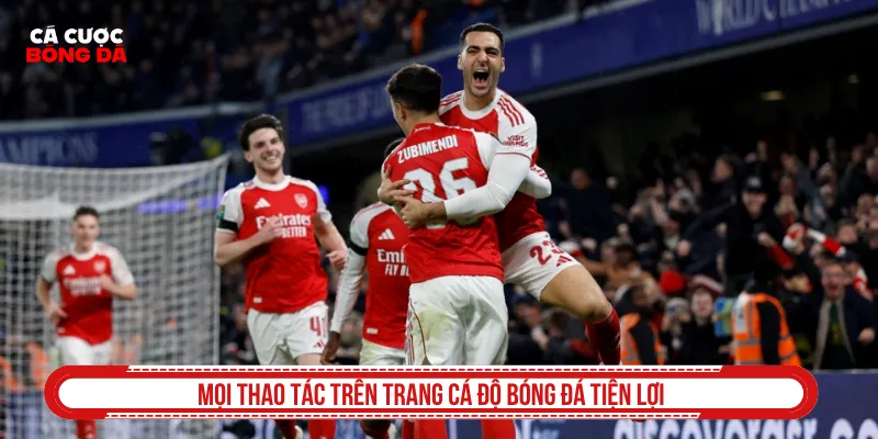 Trang cá độ bóng đá tối ưu thao tác thuận tiện